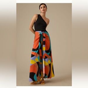 Anthropologie Multicolor Wide Leg Jumpsuit